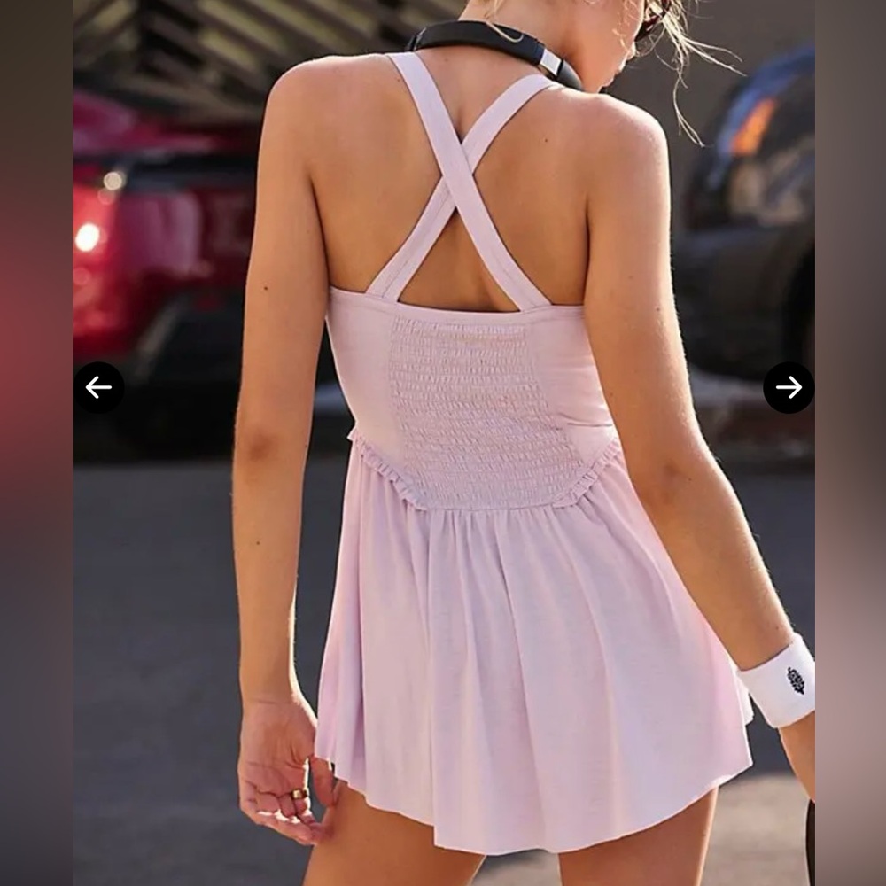 Free People FP Movement Smockin Hot Dress Romper - Picture 3 of 5